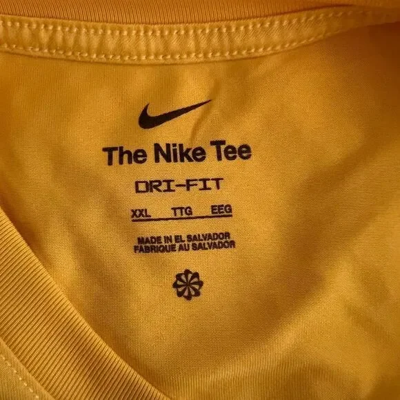 Nike Men'sDri-Fit  Golden Short Sleeve Tee size XXL - Picture 3 of 5